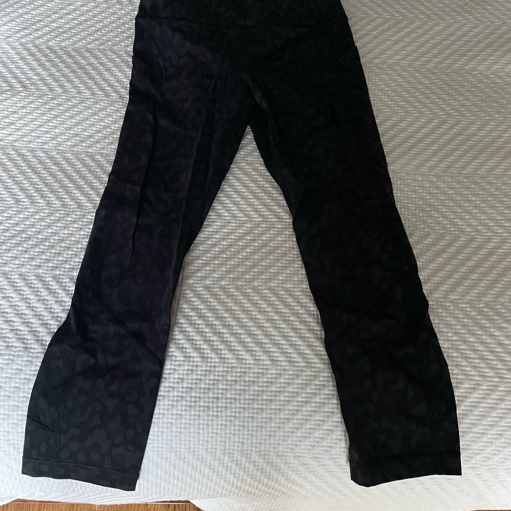 Lulu lemon black athletica fast & free leggings